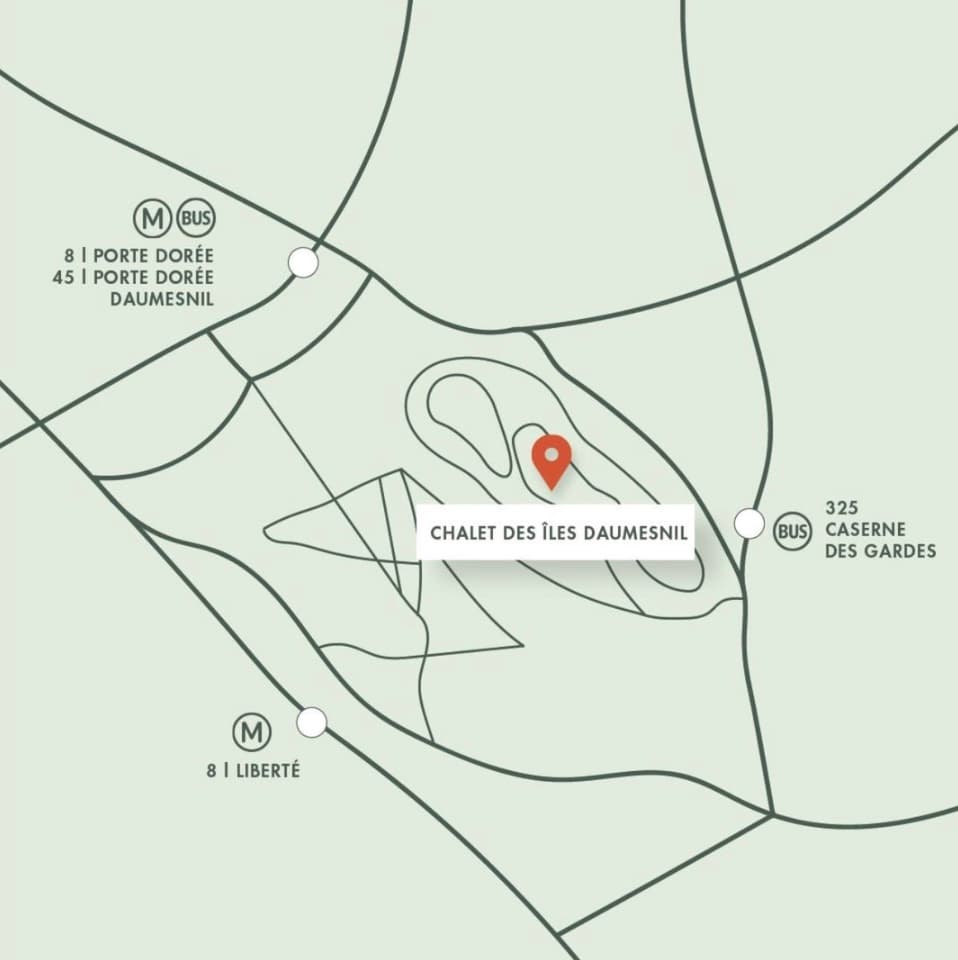 Accessibilité du chalet des iles